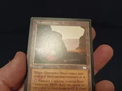 Magic The Gathering MTG Gemstone Mine Weatherlight LP Vintage Land - Image 2