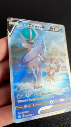 Ice Rider Calyrex V 164/198 Rare Ultra Chilling Reign Pokemon TCG - Mint/NM - Image 2