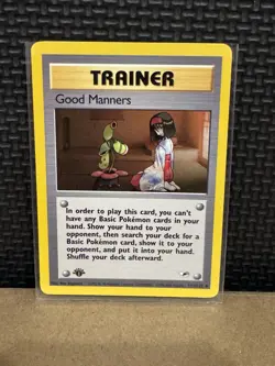 2000 Pokemon Gym Heroes - Good Manners - 1st Edition Ungraded 111/132 - Image 1