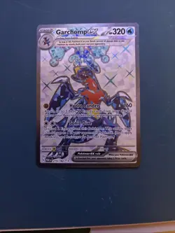 Pokemon Garchomp EX TCG Full Art Ultra Rare Holo Card 219/182 Sv04: Paradox Rift - Image 2