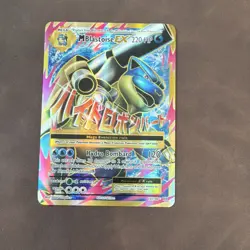 Pokemon TCG M Blastoise EX Full Art Mega Ultra Rare Holo 102/108 Evolutions - Image 1