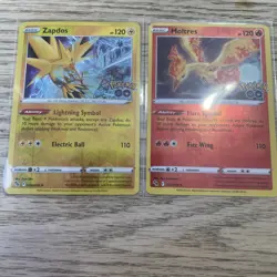 Pokemon TCG Pokemon Go Zapdos 029 And Moltres 012 Reverse Holos NM - Image 1