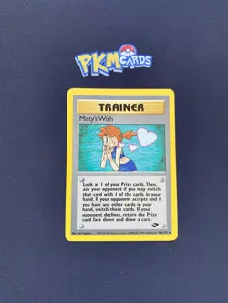 Pokemon TCG Misty’s Wish Gym Challenge 108/132 Regular Rare LP. - Image 1