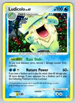 2007 Diamond & Pearl - Secret Wonders Ludicolo2 Rare Holo #13 - Image 1