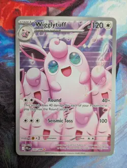 Pokemon TCG Wigglytuff 105/094 Me02: Phantasmal Flames IR - Image 1