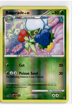 Roserade [Reverse Holo] #81 Pokemon Supreme Victors - Image 1