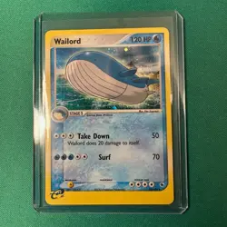 Wailord 14/109 Holo Rare Ruby and Sapphire E Reader Pokemon TCG LP - Image 1