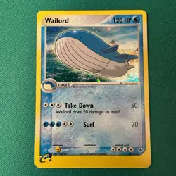 Wailord 14/109 Holo Rare Ruby and Sapphire E Reader Pokemon TCG LP - Image 3