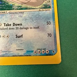 Wailord 14/109 Holo Rare Ruby and Sapphire E Reader Pokemon TCG LP - Image 4