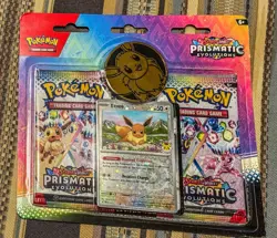 Scarlet & Violet Prismatic Evolutions 2 pack Blister Eevee Pokemon TCG (Sealed) - Image 1
