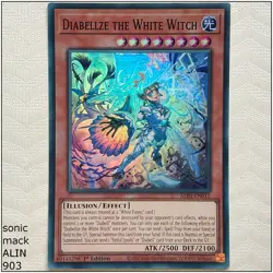 Diabellze the White Witch - ALIN-EN102 - Super Rare 1st Edition Yugioh - Image 1