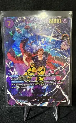 One Piece TCG Eustass"Captain"Kid EB04-039 (SP) LP Condition yet never played - Image 2
