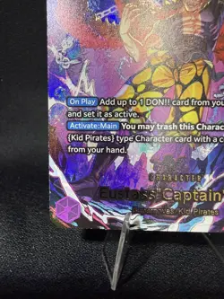 One Piece TCG Eustass"Captain"Kid EB04-039 (SP) LP Condition yet never played - Image 5