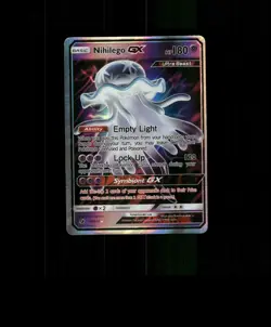 Fan-Art READ DESCRIPTION BELOW HOLO NihilegoCard Nihilego Pokemon Card p3 - Image 1