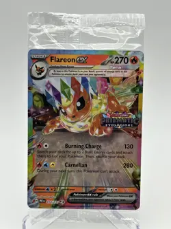 Pokemon Flareon ex 014/131 Prismatic Evolutions Surprise Box Sealed Promo Card - Image 1