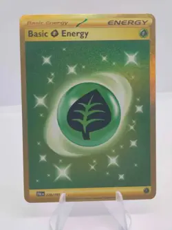 Basic Leaf/Grass Energy Gold 278/193 Hyper Rare Paldea Evolved NM Pokemon Card - Image 1