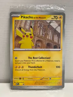 *NEW & SEALED* Pokemon Pikachu At The Museum JUMBO Promo Oversized Card - Image 1