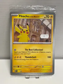 *NEW & SEALED* Pokemon Pikachu At The Museum JUMBO Promo Oversized Card - Image 2