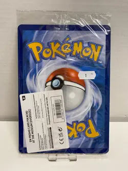 *NEW & SEALED* Pokemon Pikachu At The Museum JUMBO Promo Oversized Card - Image 4