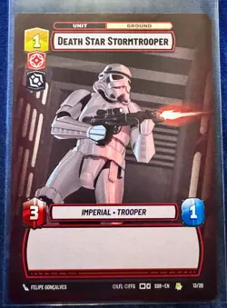 Star Wars Unlimited SOR Weekly Play Death Star Stormtrooper NON-Foil Card - Image 1