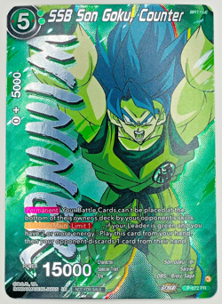 SSB Son Goku Counter Tournament WINNER Promo Foil Dragon Ball Super Card Game NM - Image 1