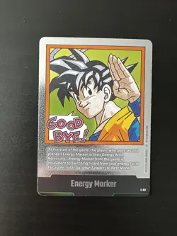 Energy Marker E-83 Silver Manga Booster 02 Dragon Ball Fusion Tcg Card English - Image 1