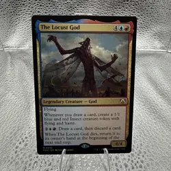 ✨✨MTG THE LOCUST GOD 335 🔵🔴MYTHIC RARE🔴🔵 ✨IZZET SWARM ENERGY✨✨ - Image 1