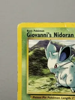 Giovanni's Nidoran 75/132 Common Pokemon Gym Challenge Unlimited WOTC 2000 - Image 2