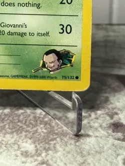 Giovanni's Nidoran 75/132 Common Pokemon Gym Challenge Unlimited WOTC 2000 - Image 4
