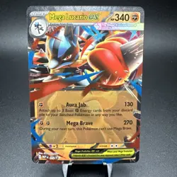 Mega Lucario ex - MEP012 - Black Star Promo - Mega Evolution - Pokemon - - Image 1