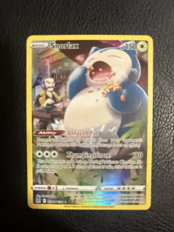 Pokemon TCG Snorlax Trainer Gallery TG10/TG30 Lost Origin Holo Ultra Rare Nm/lp - Image 1