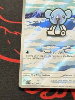 Cubchoo 109/086 Full Art Holo Pokemon Black Bolt English Near Mint - Image 5
