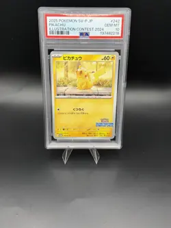 PSA 10 Pokemon Japanese Pikachu Illustration Contest 242/SV-P - Image 1
