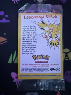 SEALED Pokemon Legendary Birds Promo-Articuno - Image 1
