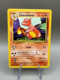 Charmeleon Pokemon 1999 Base Set Unlimited Uncommon 24/102 - Image 1