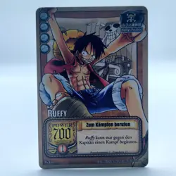 Promo - One Piece Karte- RUFFY - Zum Kampfen Berufen - JS- C01 - TCG - Deutsch - Image 1