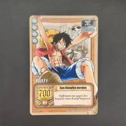 Promo - One Piece Karte- RUFFY - Zum Kampfen Berufen - JS- C01 - TCG - Deutsch - Image 2