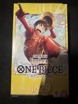 One Piece TCG Egghead Starter Deck ST-29 (SEALED) – Bandai – English – Luffy - Image 1