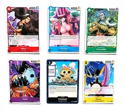 One Piece 2nd Anniversary Gold Stamped 6 Card Promo Set. - Image 1