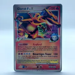 Pokemon TCG Karte - Glurak G LV.X Holo DP45 Black Star Promo Deutsch - Image 1