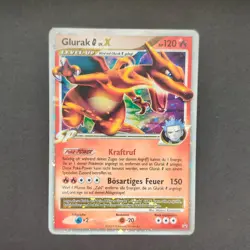 Pokemon TCG Karte - Glurak G LV.X Holo DP45 Black Star Promo Deutsch - Image 3