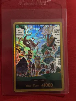One Piece The Azure Sea's Seven Egghead Gold Don!! Card NM English - Image 1