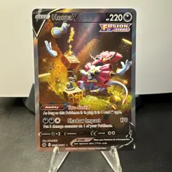 Pokemon TCG Hoopa v GG53/GG70 Crown Zenith Galarian Gallery Full Art Holo Card - Image 1