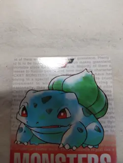 [NM-] Bulbasaur Japanese Carddass Bandai Red Pokemon Card 9762 - Image 2