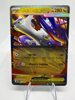 Mega Latias ex MEP 011 Black Star Promo Holo Pokemon TCG Card - Image 1