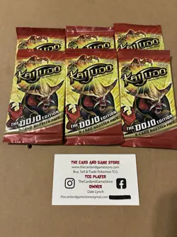 6 Kaijudo Sealed Booster Pack Dojo First Edition TCG Duel Masters Card Promo - Image 1