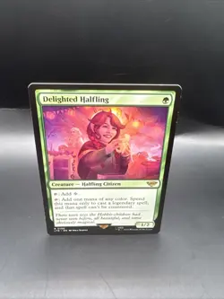 MTG Delighted Halfling the Lord of the Rings: Tales of Middle-earth R0158 - Image 1