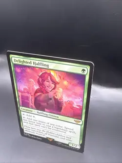 MTG Delighted Halfling the Lord of the Rings: Tales of Middle-earth R0158 - Image 2