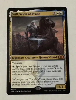 MTG Will, Scion of Peace - Wilds of Eldraine NM - Image 1