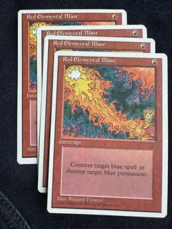 Mtg red elemental blast NM REVISED 3rd - Image 1
